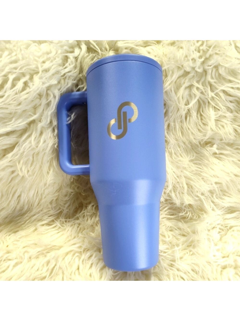 Poshmark Hydrojug 40oz traveler light blue core logo tumbler mug water bottle